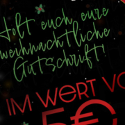 5 EUR Weihnachts-Gutschein