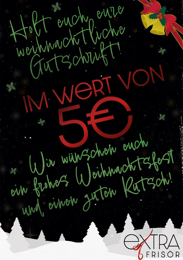 5 EUR Weihnachts-Gutschein zum Ausdrucken!